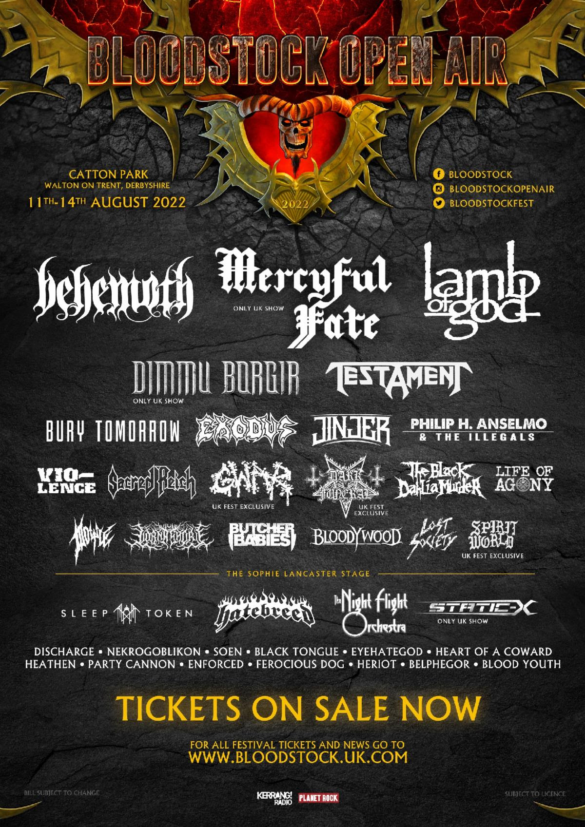 Bloodstock Announces Final Main Stage Headliner & More Bands Added To