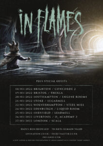 in flames uk tour poster