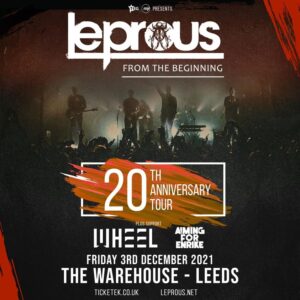 leprous 3rd december show poster