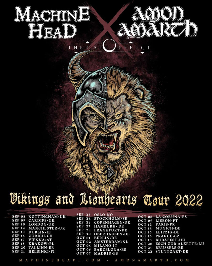Machine Head And Amon Amarth Announce 2022 Arena Tour • TotalRock