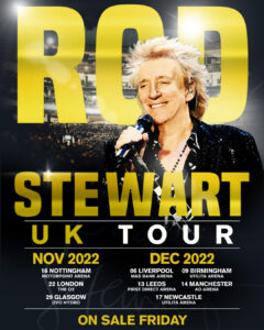 rod stewart uk tour poster