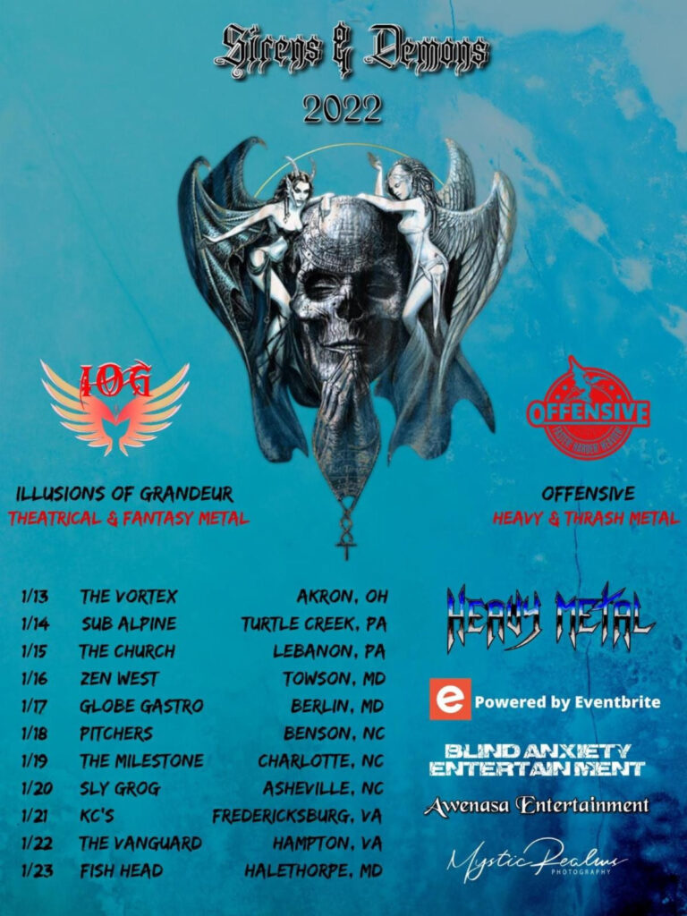 illusions of grandeur usa tour poster
