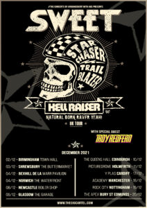 the sweet hellraiser tour with new support band