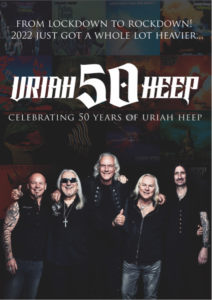 uriah heep 50th anniversary tour poster