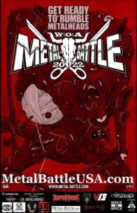 wacken metal battle usa 2022 poster