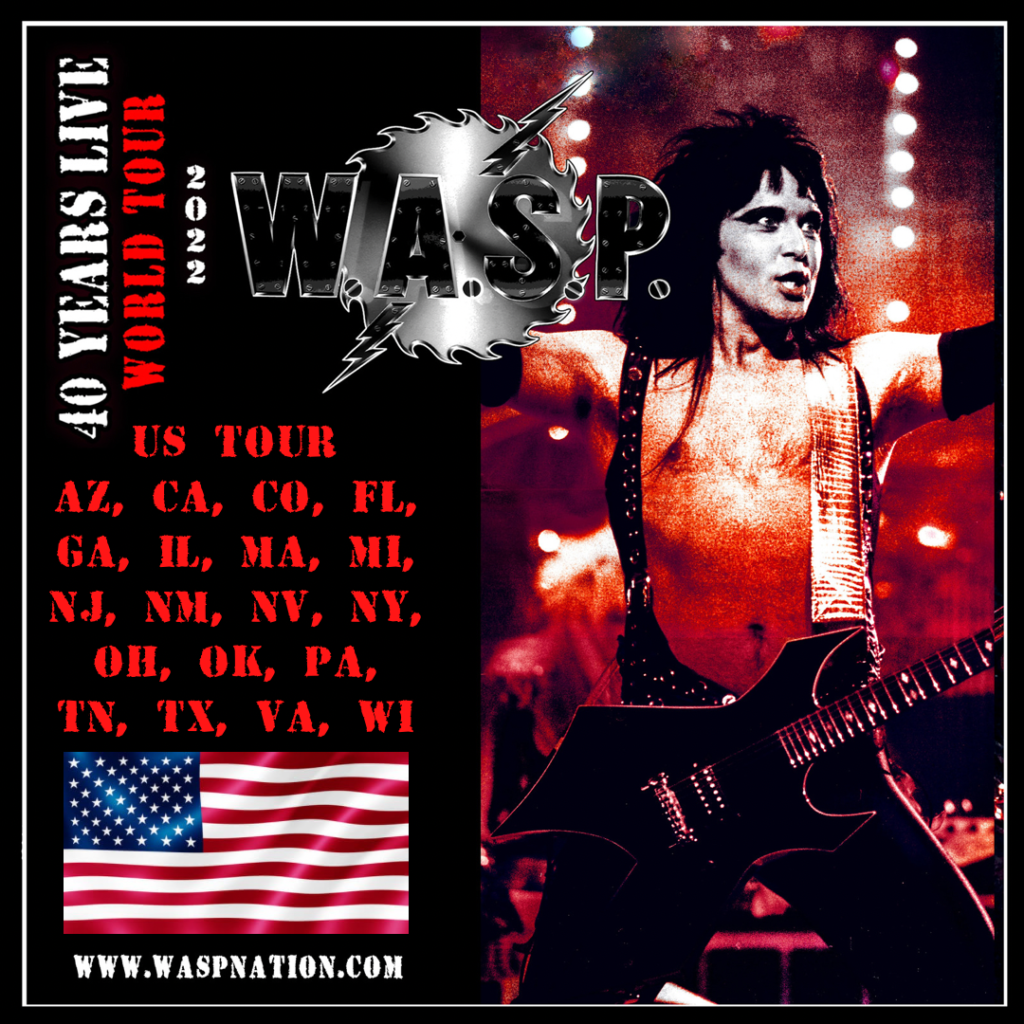W.A.S.P. u.s. tour poster