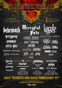 bloodstock 2022 festival new line up update