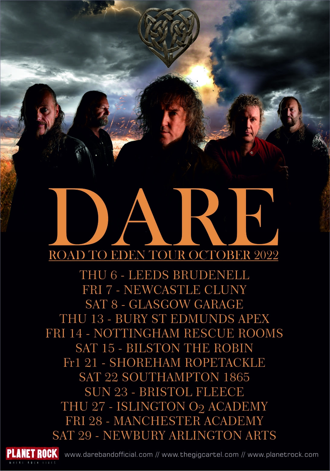 dare uk tour dates