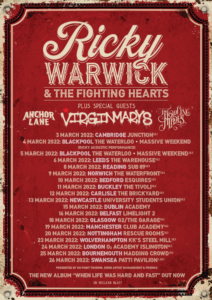 ricky waqrwick and the fighting hearts uk tour poster