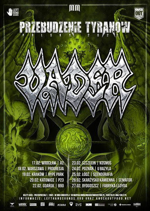 vader polish tour poster