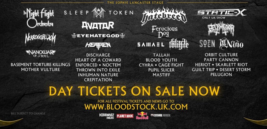 bloodstock sophie lancaster stage