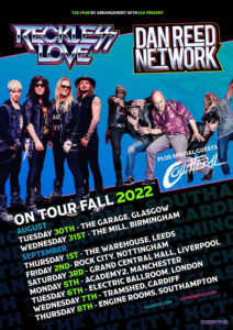 dan reed network rescheduled tour poster