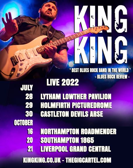 king king uk tour poster