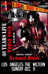 wasp final us 2022 show poster