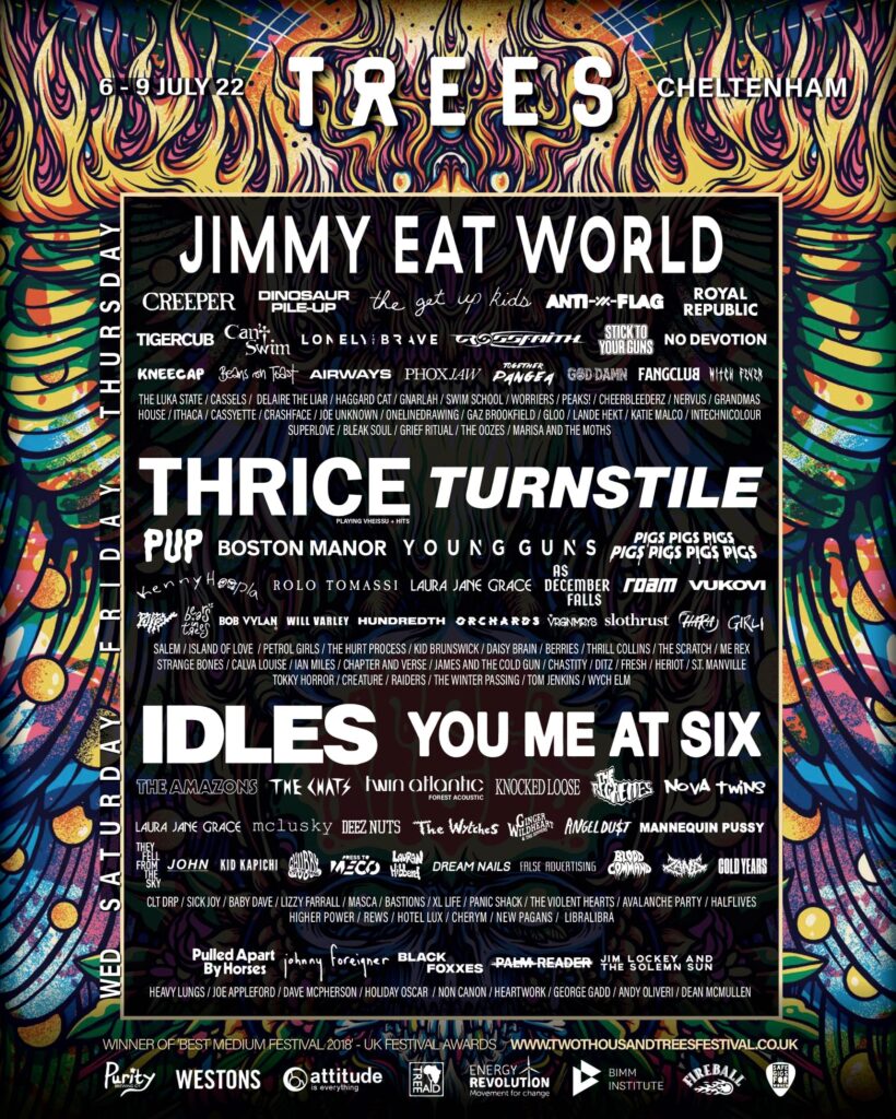 2000trees festival line up poster