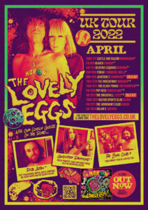 the lovely eggs uk tour 2022 poster