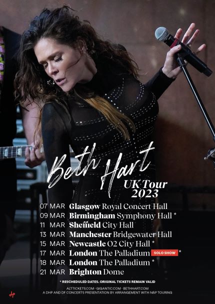 beth hart uk 2023 tour