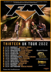 fm uk tour 2022 poster