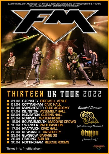 fm uk tour 2022 poster