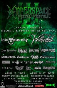 hyperspace metal festival 2022 line up poster