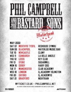 phil campbell and the bastard sons motorhead set tour