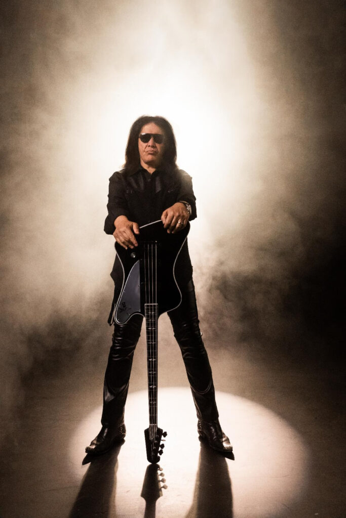 gene simmons and new bass guitar
