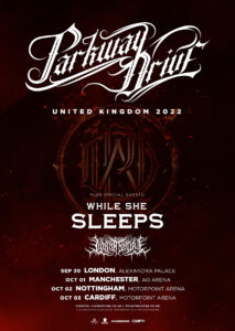 lorna shore parkway drive tour poster