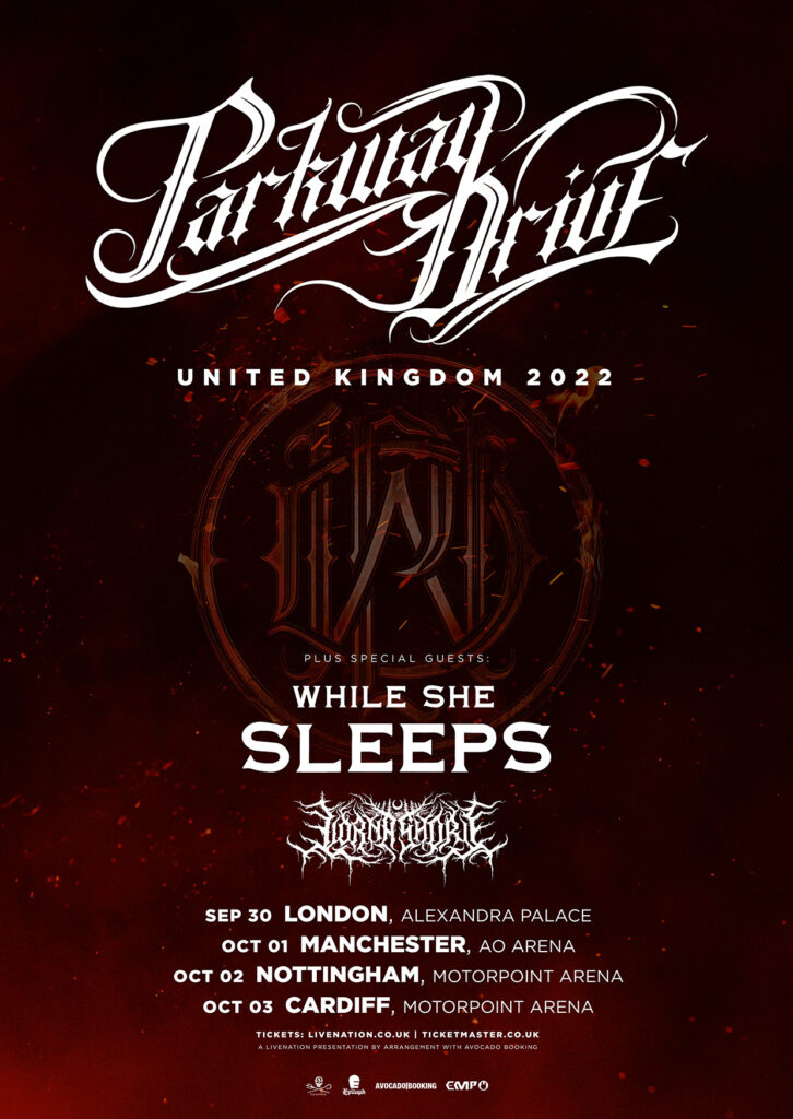lorna shore parkway drive tour poster