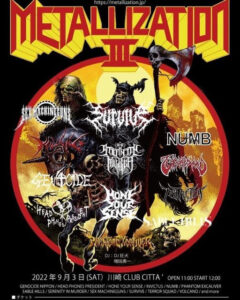 metallization III Festival poster