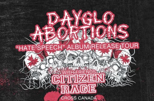 dayglo abortions tour poster