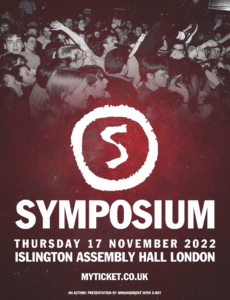 symposium london show poster