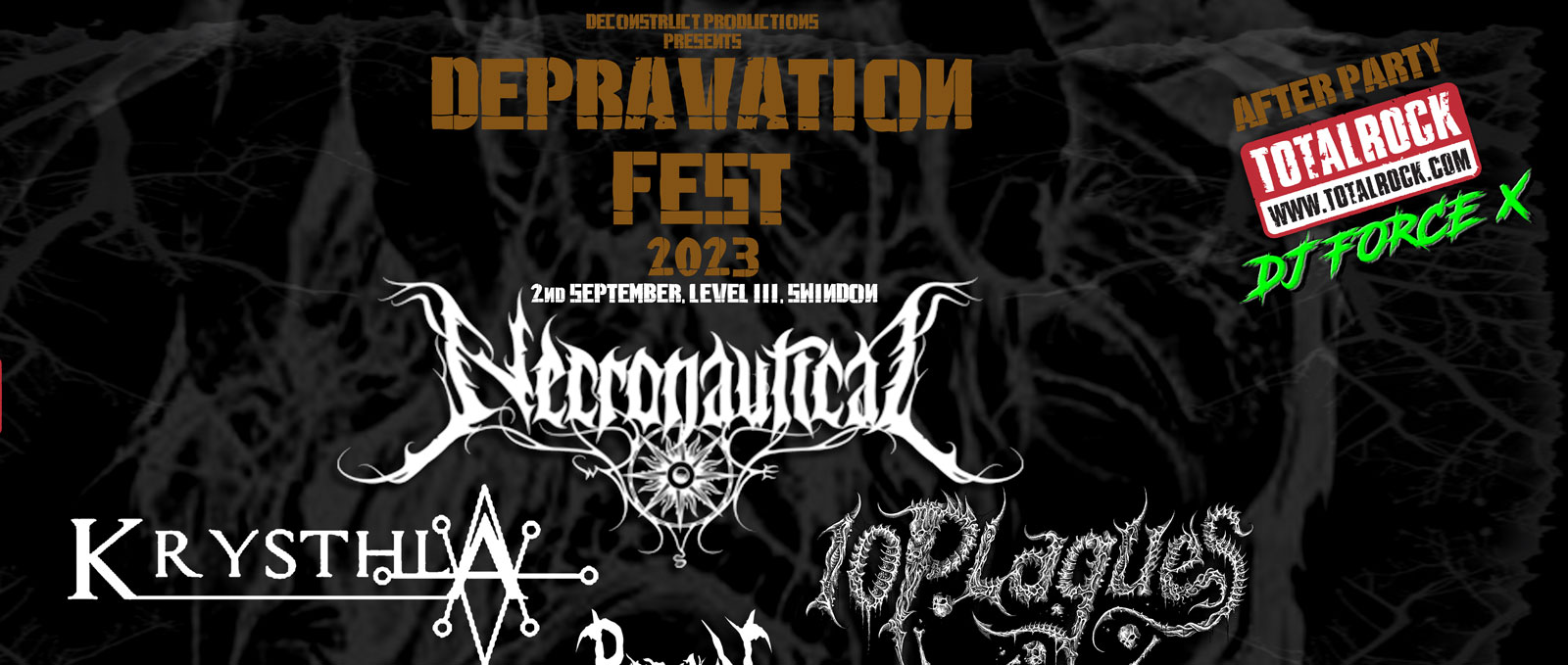 Depravation Festival Comes To Swindon In September • Totalrock