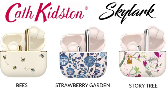 skylark x cath kidson earbud headphones