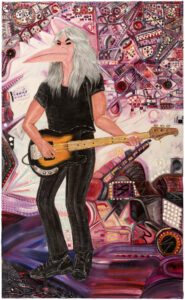 Cliff Williams The Best Bass Guitar Player of All Time AC/DC, 2007 oil on belgian linen